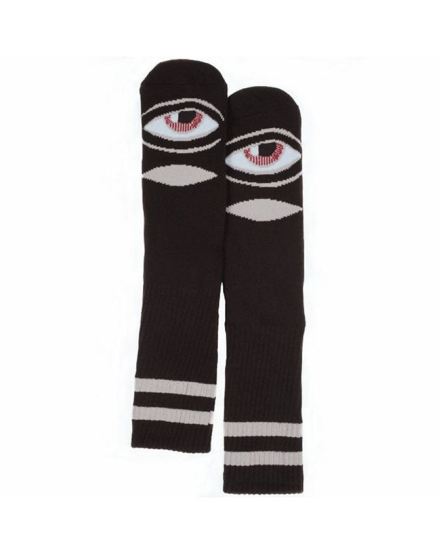 Tum Yeto Socks Toy Machine Sect Eye Sock - Black