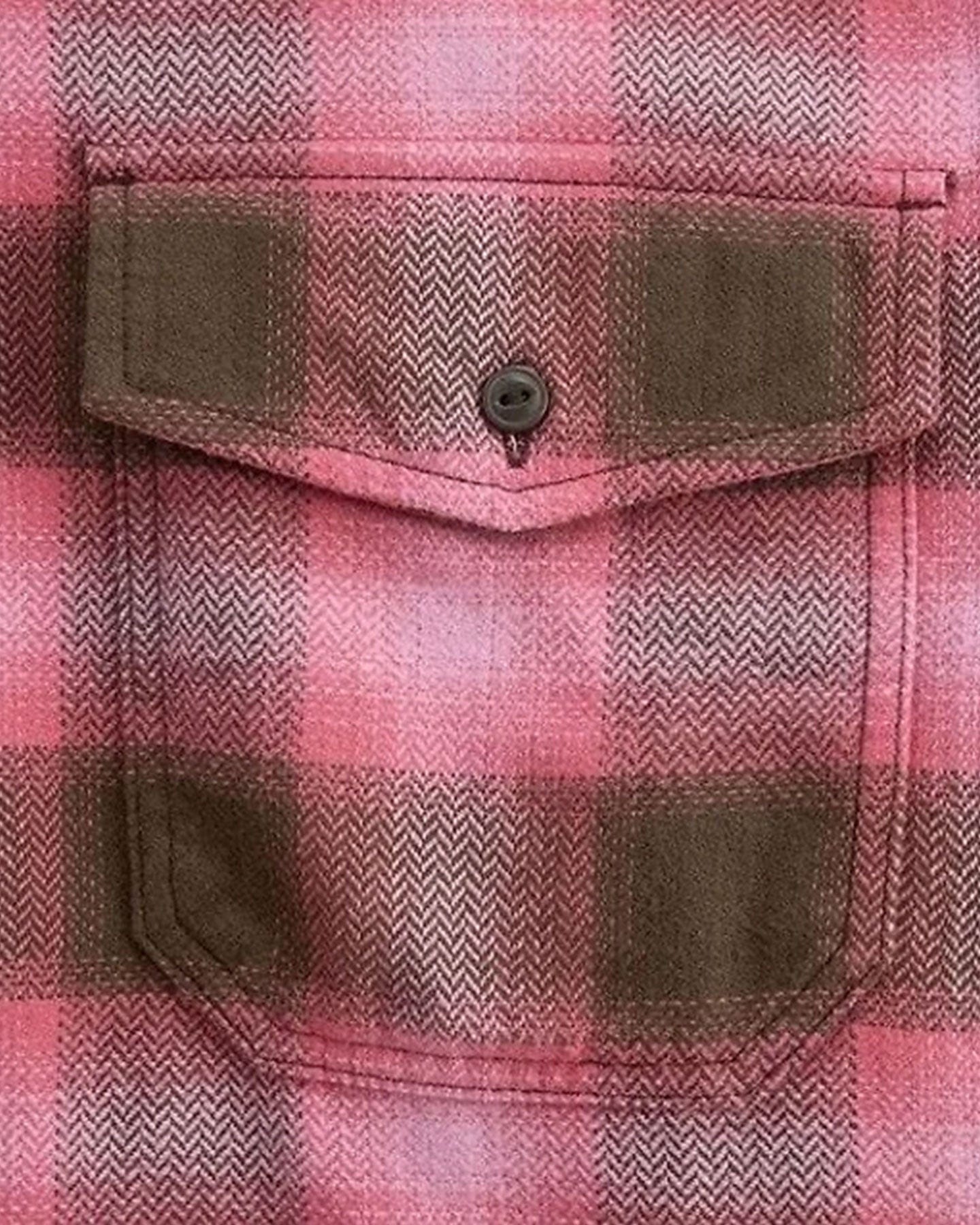 Vans Bixby Plaid Flannel - Coal Brown / Pink Dawn - -
