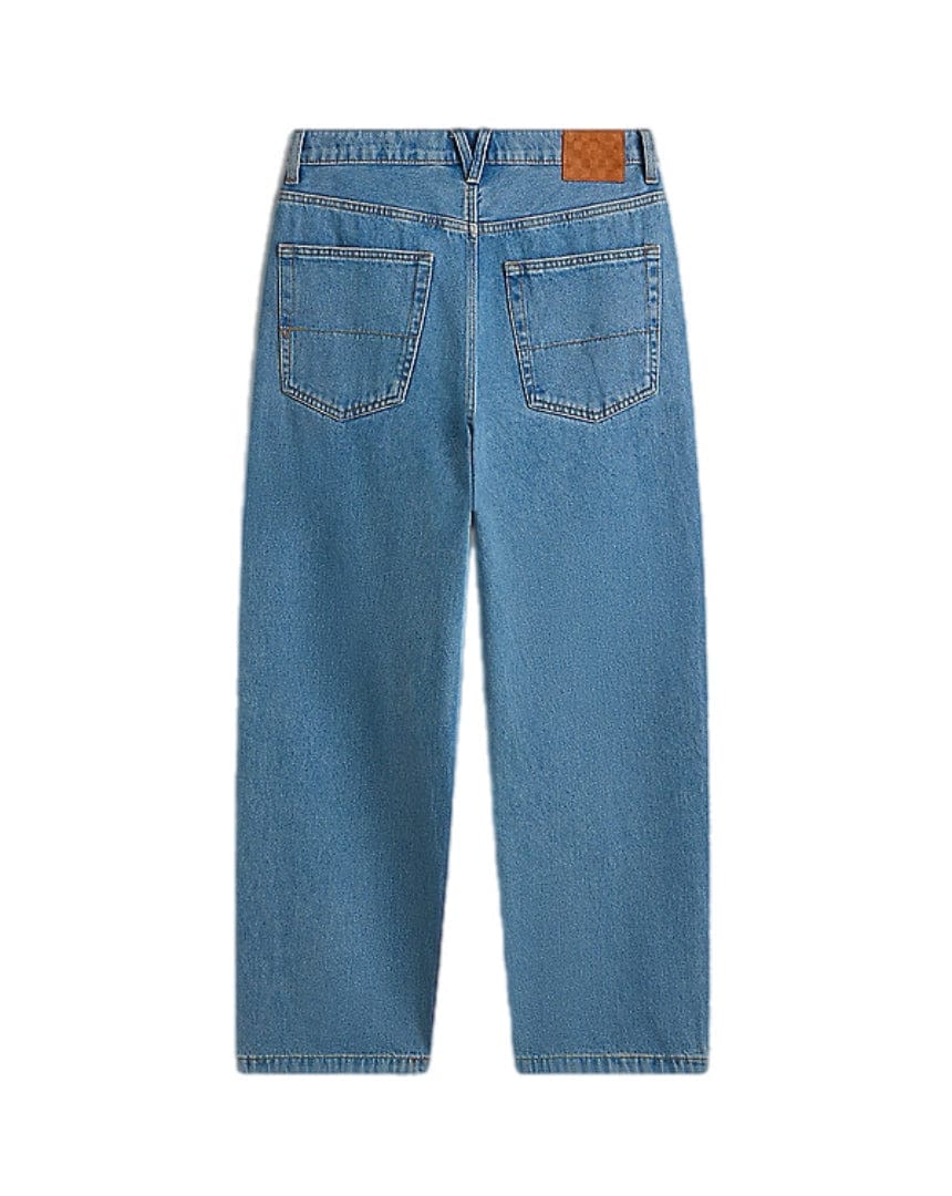 Vans Check-5 Baggy Denim Pants - Stonewash Blue - -