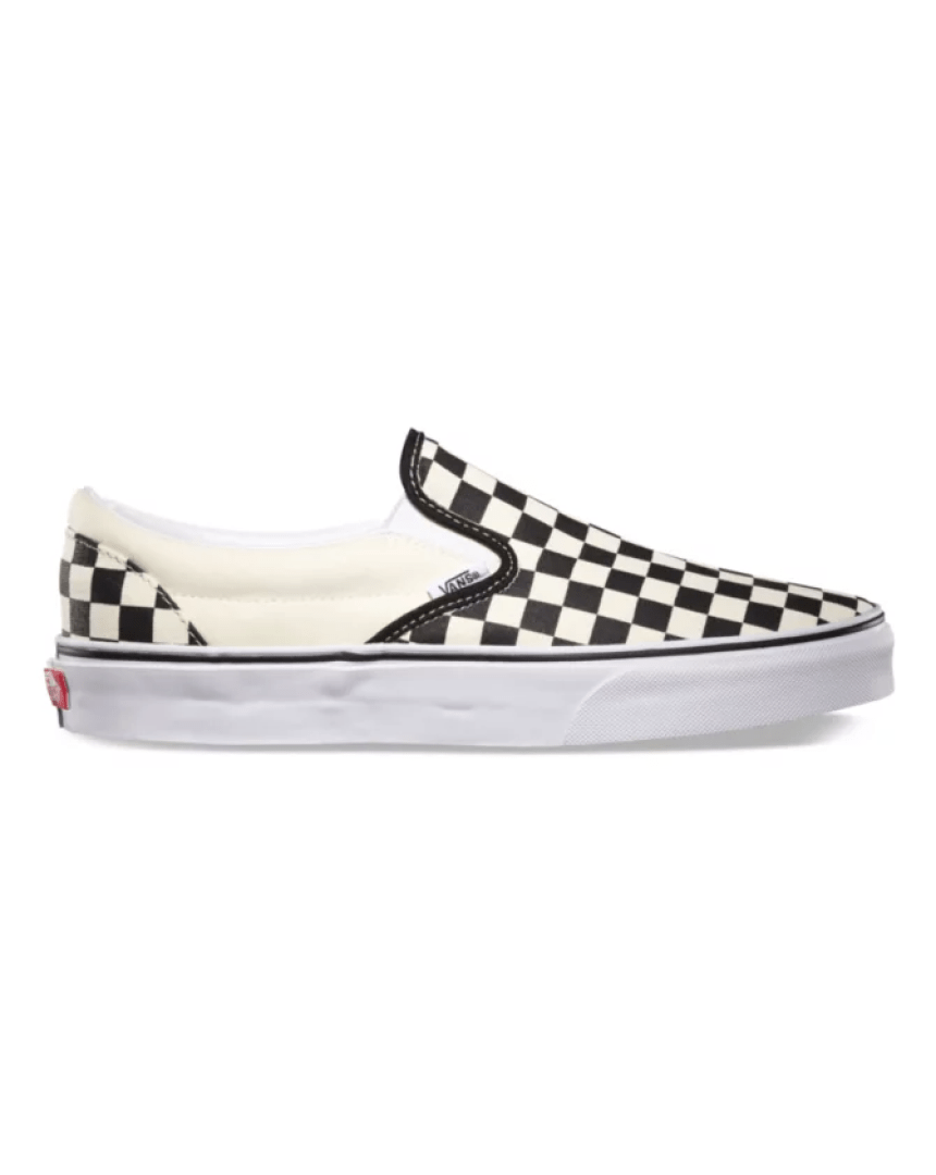 Vans Classic Slip On -  Black & White Checkerboard - VN000EYEBWW - 700053333956