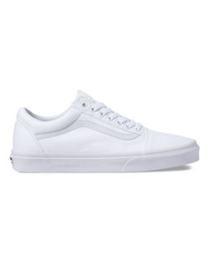 Vans Footwear 3.5 Vans Old Skool - True White