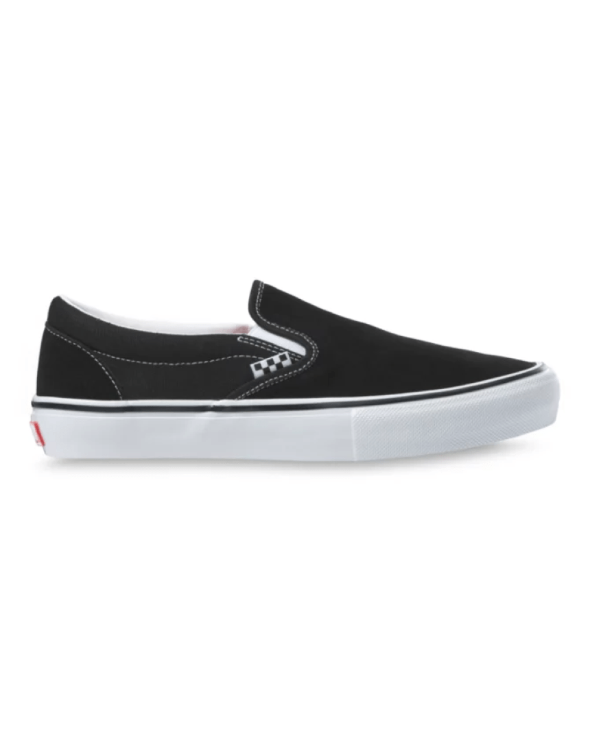 Vans Footwear 7 Vans Skate Slip On - Black / White