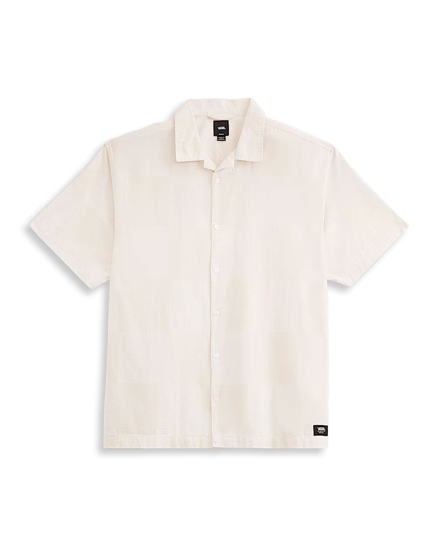Vans Kessler Checkerboard Woven Shirt - White / Marshmallow - -