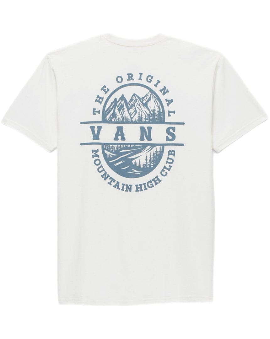 Vans Mountain High Club Tee - Marshmallow - -