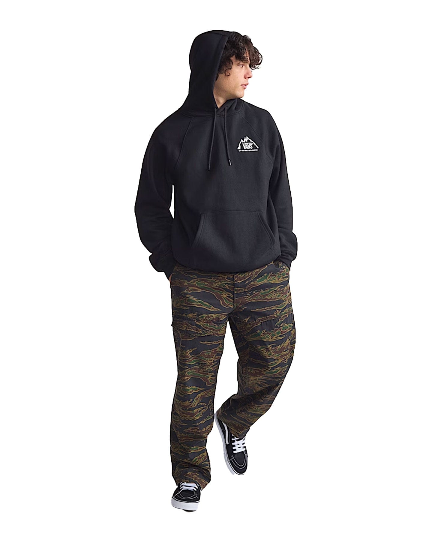 Vans MTE Crestline Logo Pullover Hoodie - Black - -