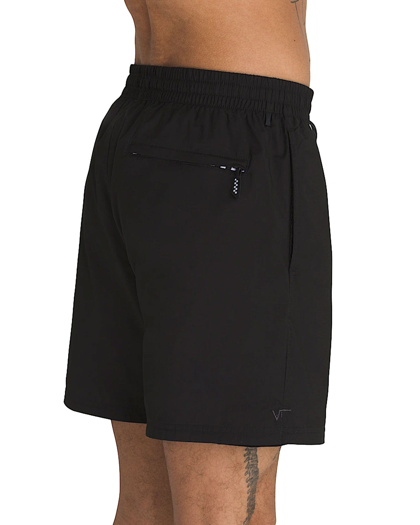 Vans Primary Solid Elastic Boardshorts - Black - -