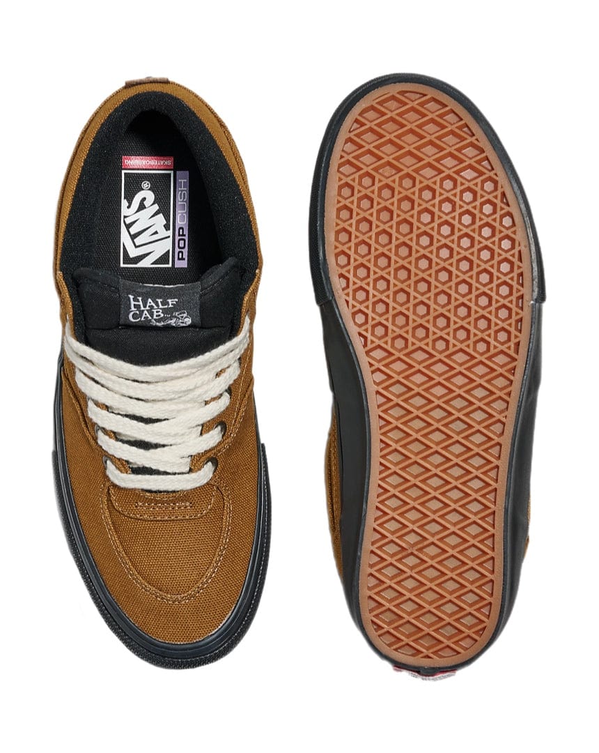 Vans Skate Half Cab - Duck Canvas Golden Brown / Black - -
