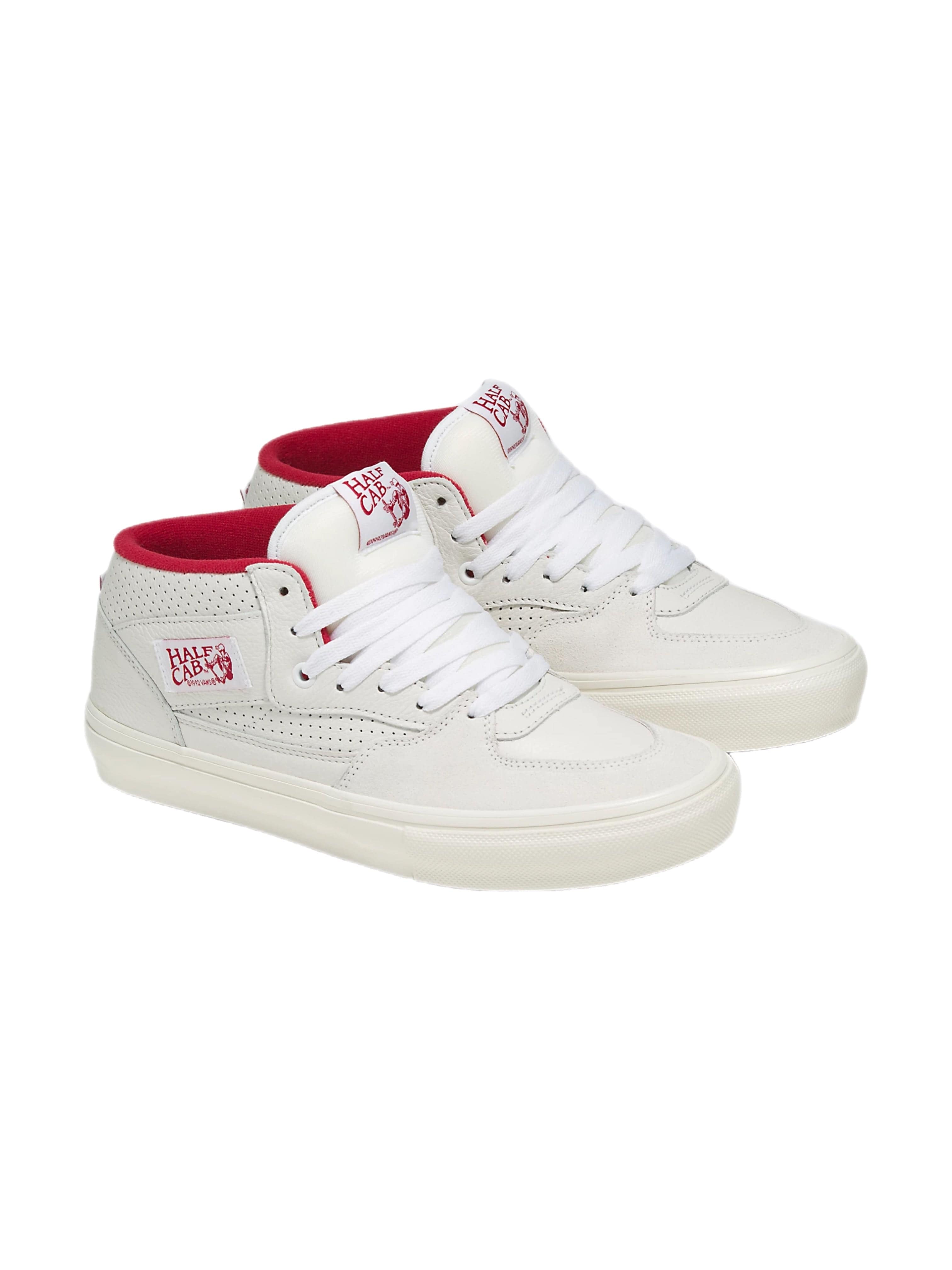 Vans Skate Half Cab - ( Vintage Sport ) White / Red - -