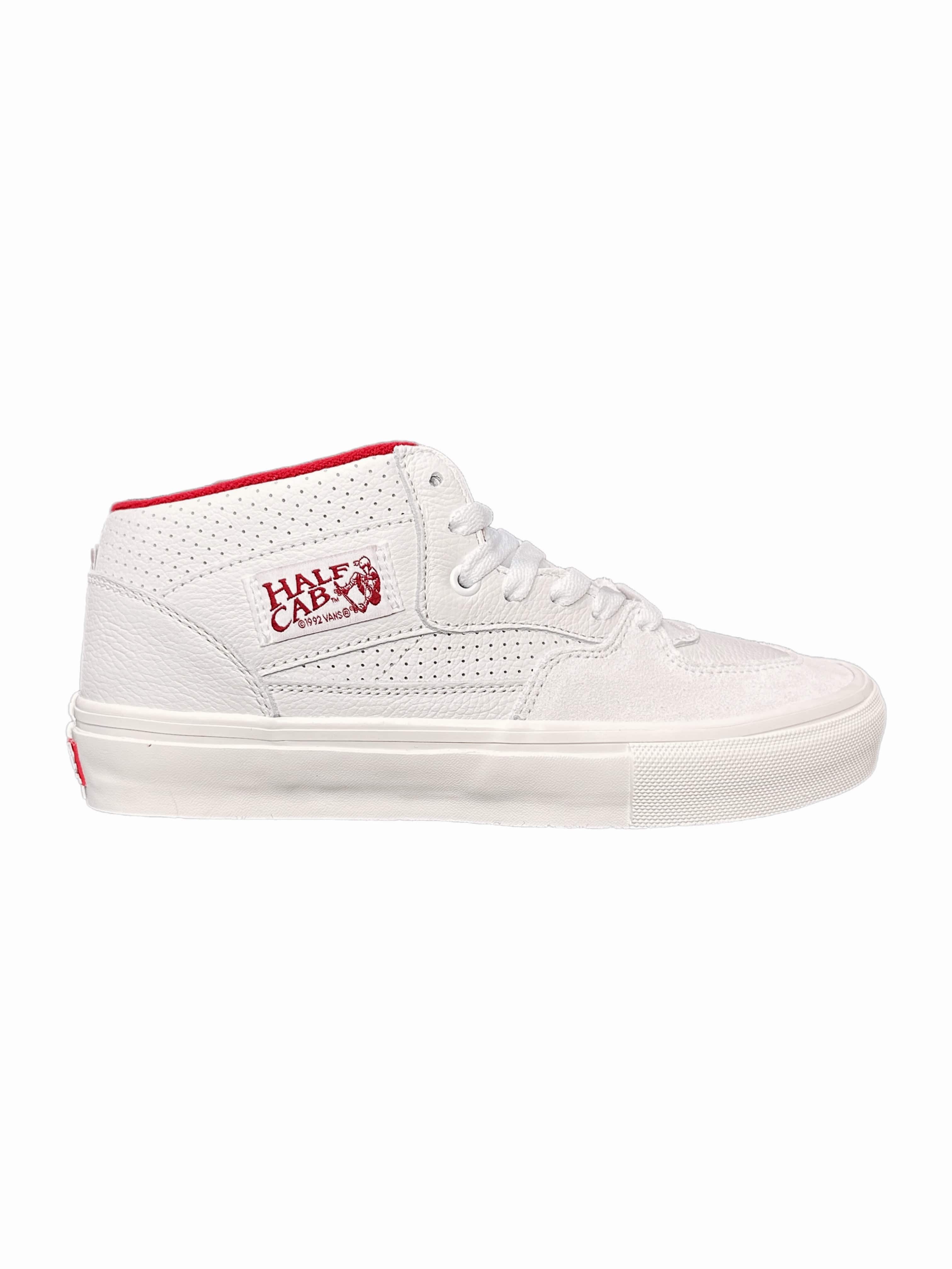 Vans Skate Half Cab - ( Vintage Sport ) White / Red - VN0A5FCDYFS - 196575186420
