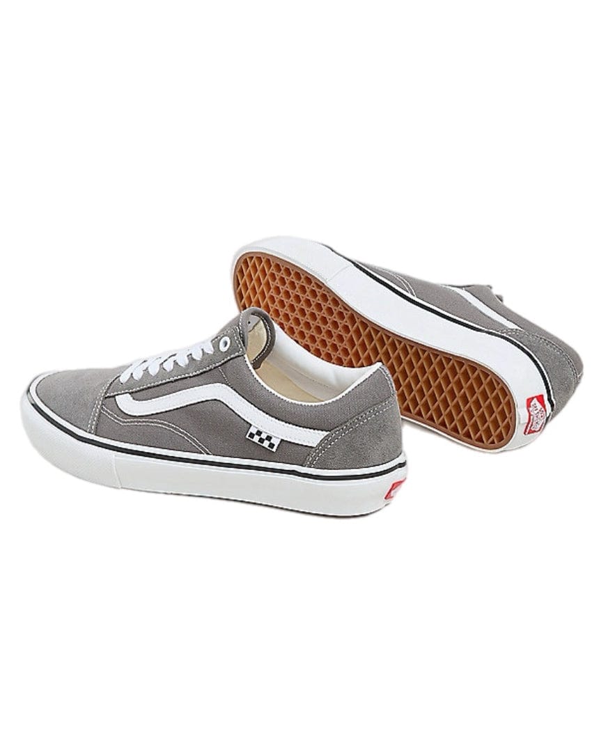 Vans Skate Old Skool - Pewter / White - -
