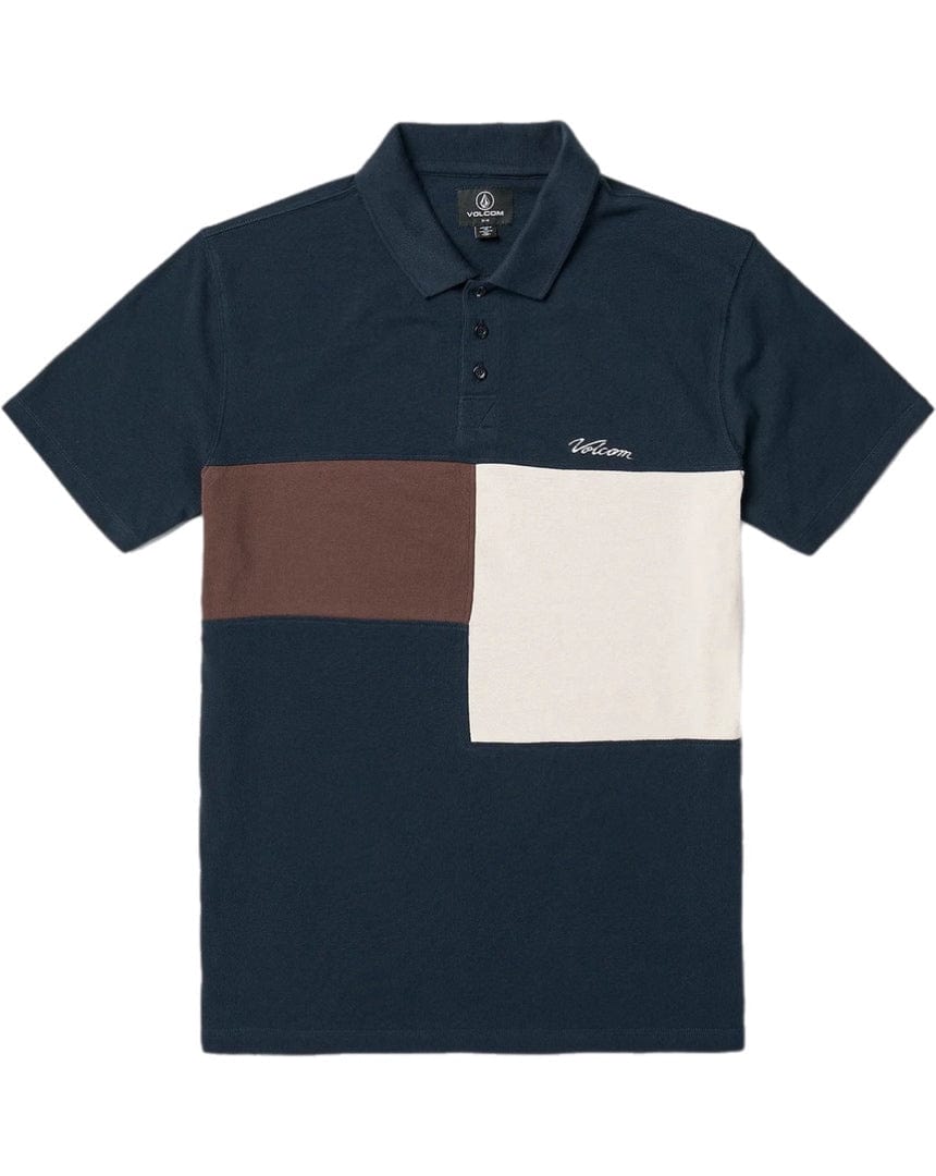 Volcom Stoney Baloney Polo Short Sleeve - Navy - A0112402 - 196134682141
