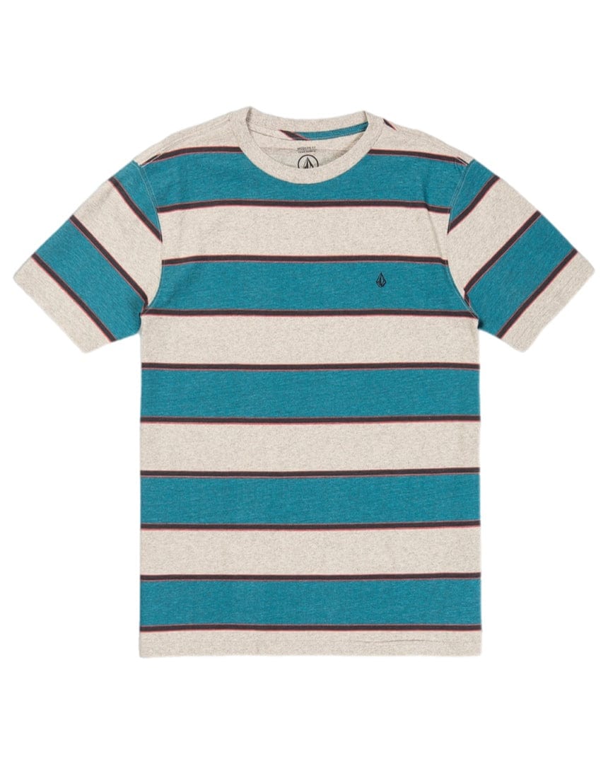Volcom T-Shirt Small Volcom Bandstone Crew SS - Heather Grey