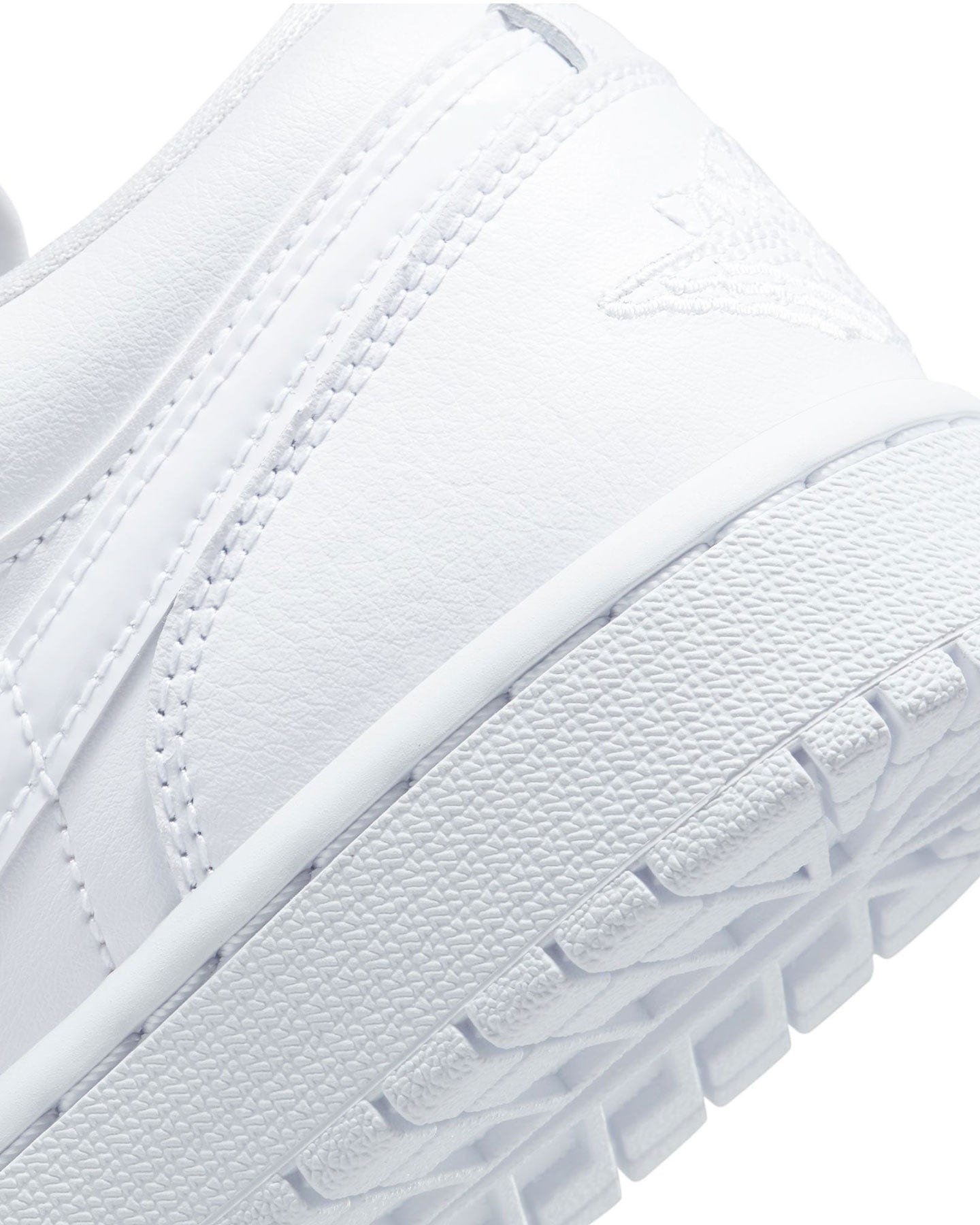 Women's Jordan 1 Low - White / White - -