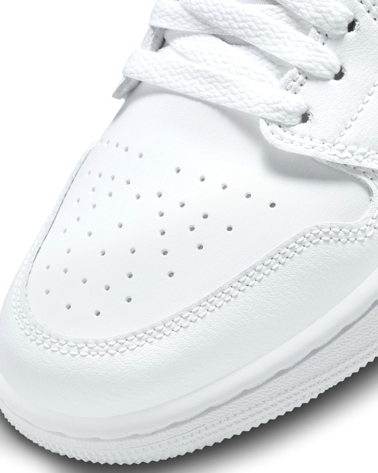 Women's Jordan 1 Low - White / White - -