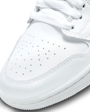 Women's Jordan 1 Low - White / White - -