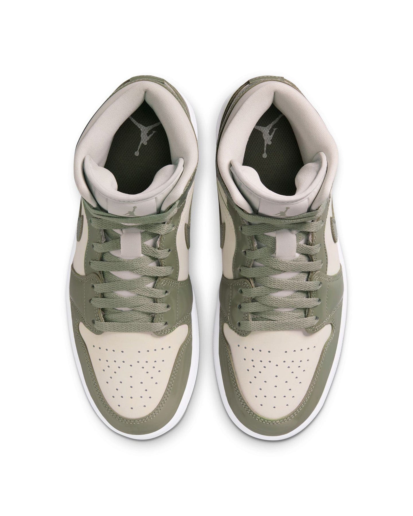 Women's Jordan 1 Mid SE - Sea Glass / Oil Green - -