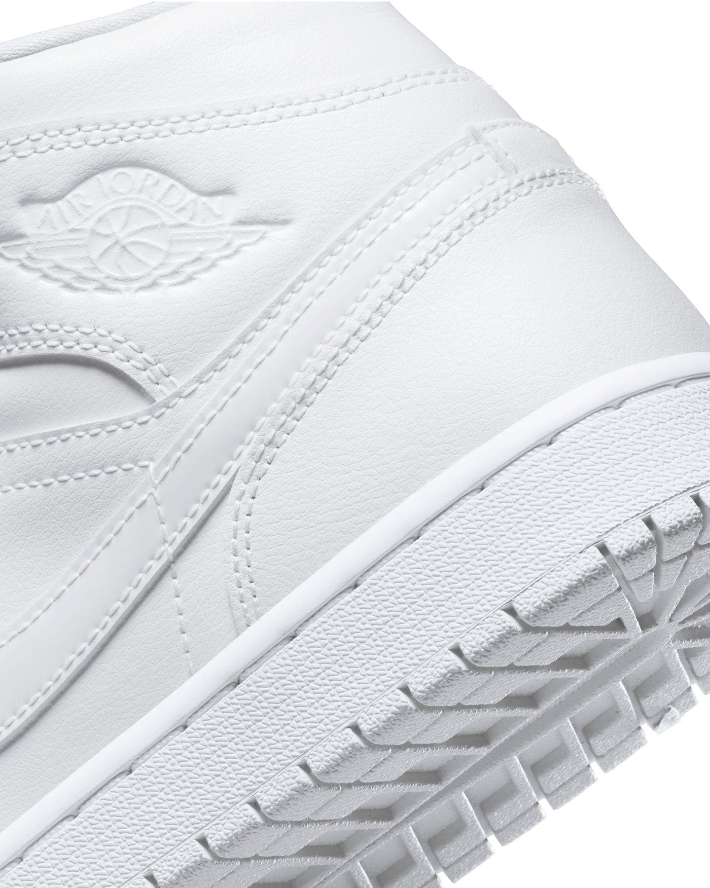 Women's Jordan 1 Mid - White / White - -