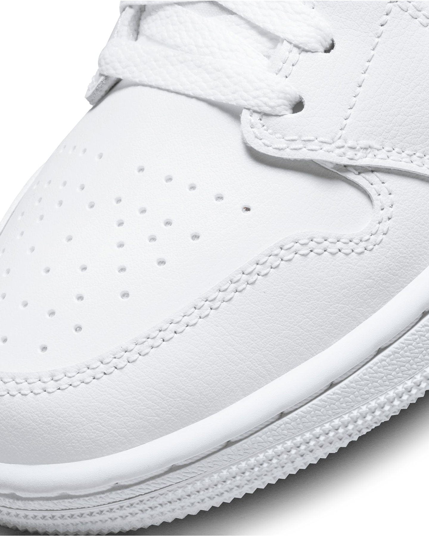 Women's Jordan 1 Mid - White / White - -