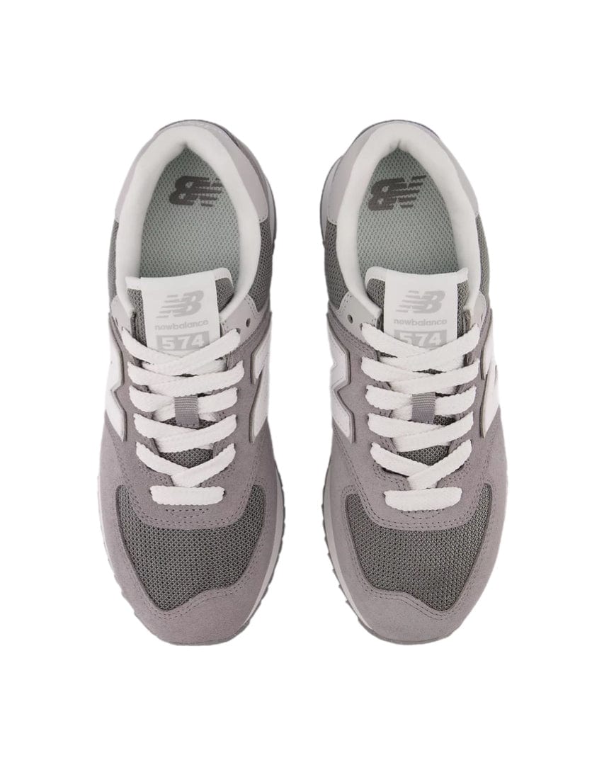 Women's New Balance 574+ - Shadow Grey / Rain Cloud / White - -