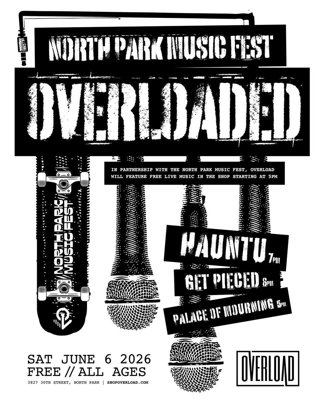 OVERLOADED! Free Live Music Comes To Overload For North Park Music Fest