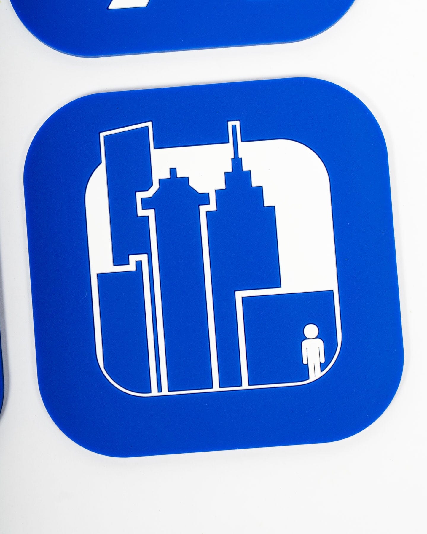 411 Icon Coasters 4 Pack - 411555005-Blue-1Sz - 810179486709