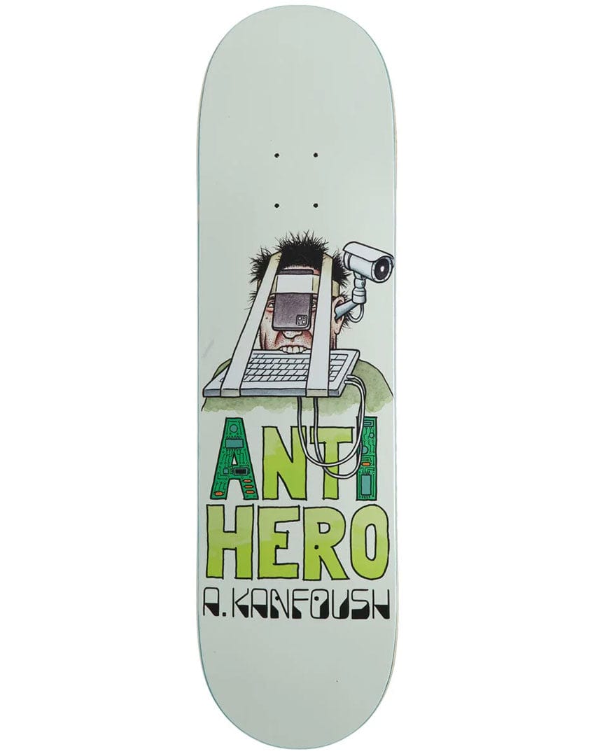 Anti Hero Kanfoush Anti Intelligence Deck - 8.4 - 10020806KA - 888560342231