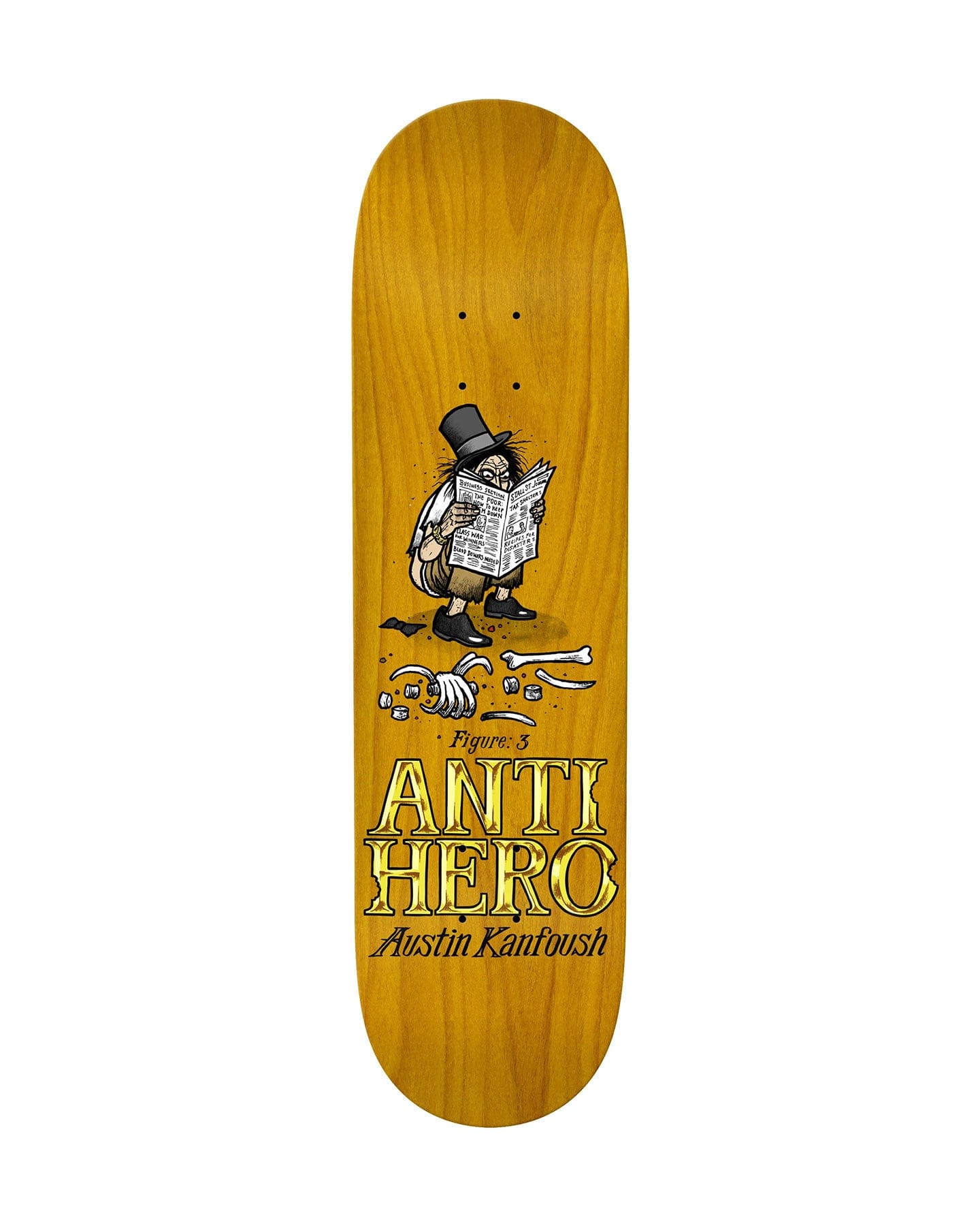 Antihero Kanfoush Eat The Rich Deck - 8.25" - 10020855KA - 888560382640