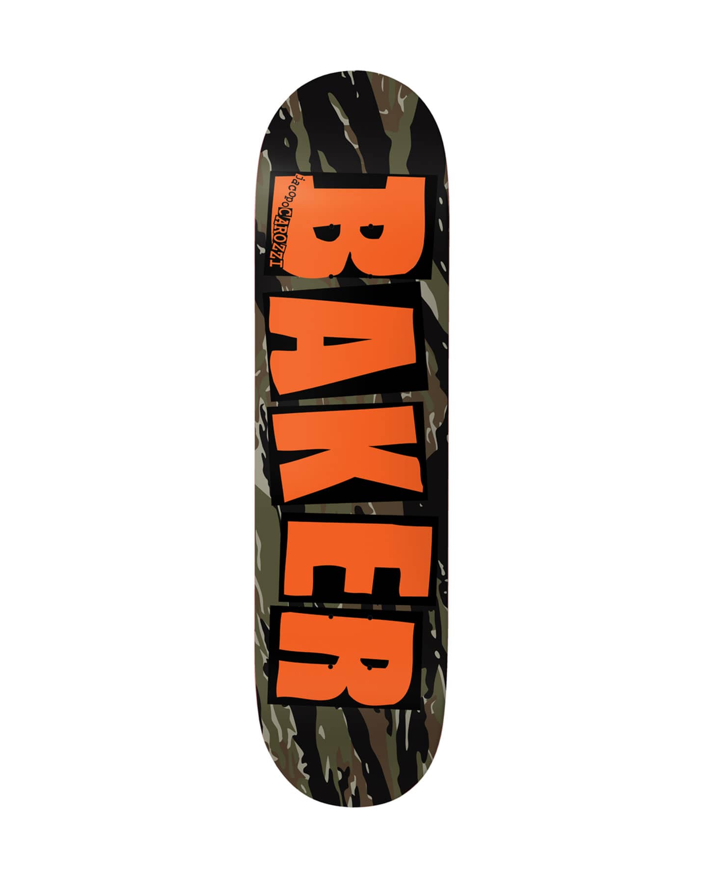 Baker Carozzi Brand Logo Tiger Stripe Twin Deck - 8.38" - 03-01-2252 - 61388791