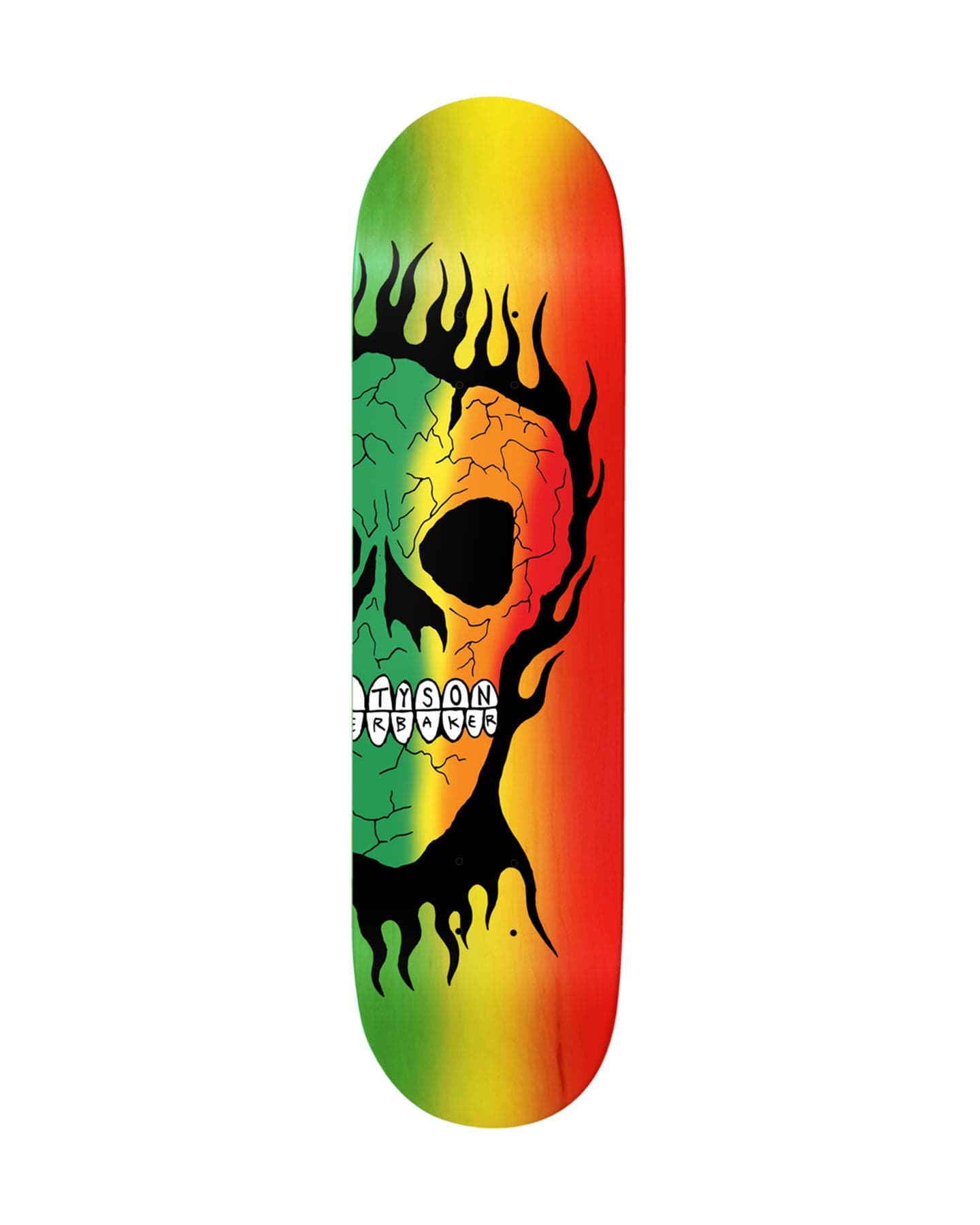 Baker Peterson Rasta Skull B2 Deck - 8.25" - 03-01-2018 - 88171767