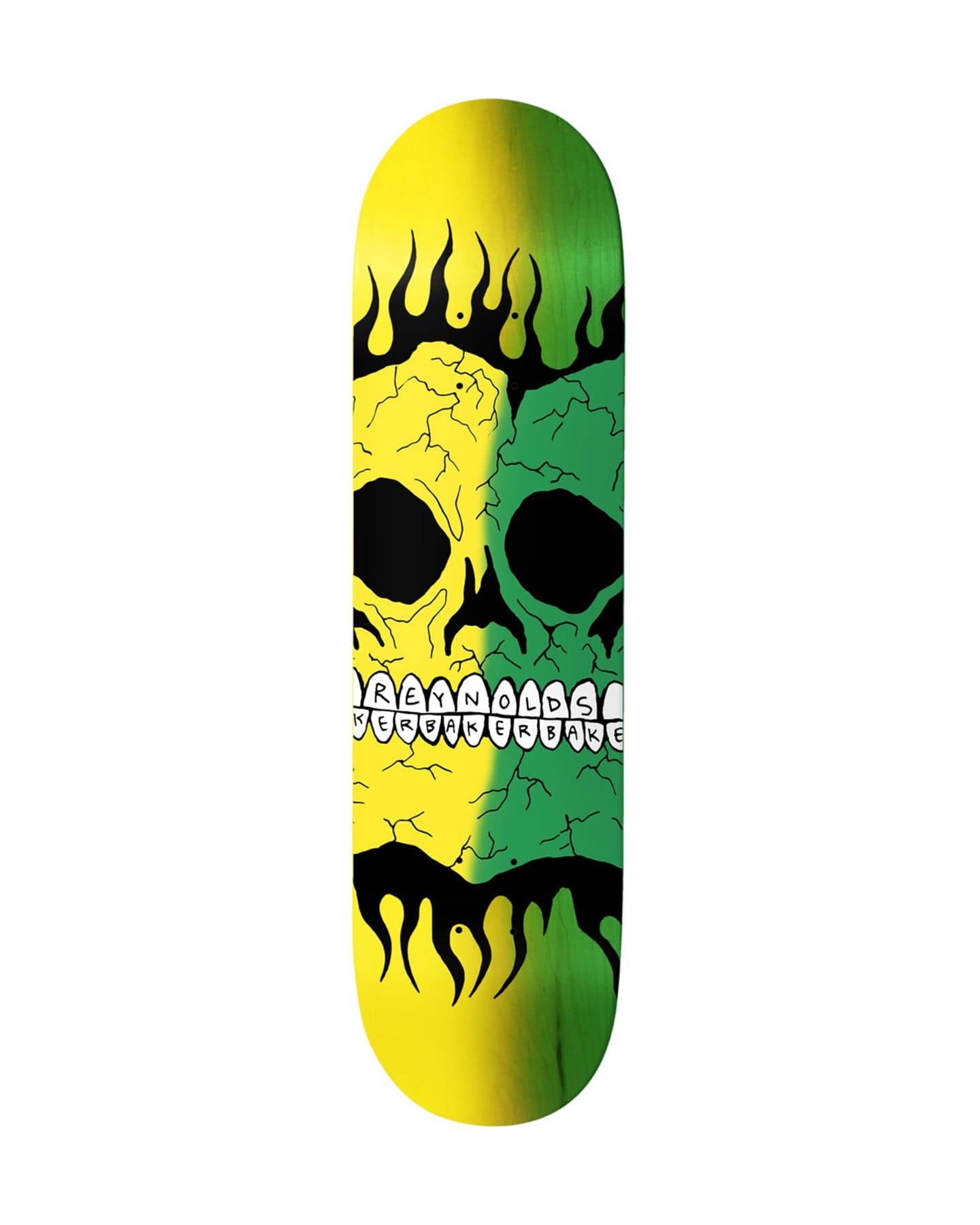 Baker Reynolds Rasta Skull B2 Deck - 8.38" - 03-01-2131 - 81741303