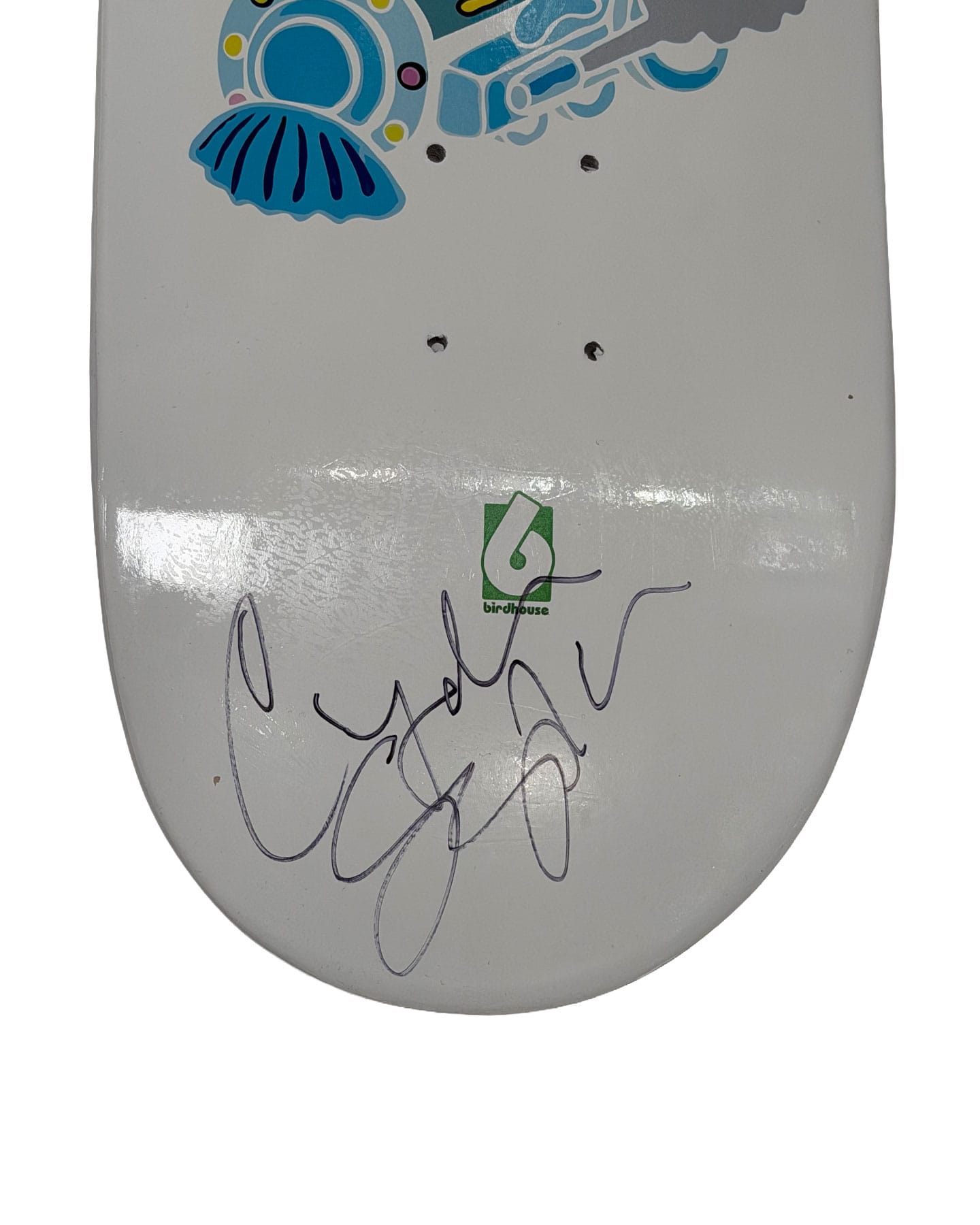 Birdhouse Clyde Singleton Guest Pro Deck (Signed) - White - 8.25" / 8.5" - -