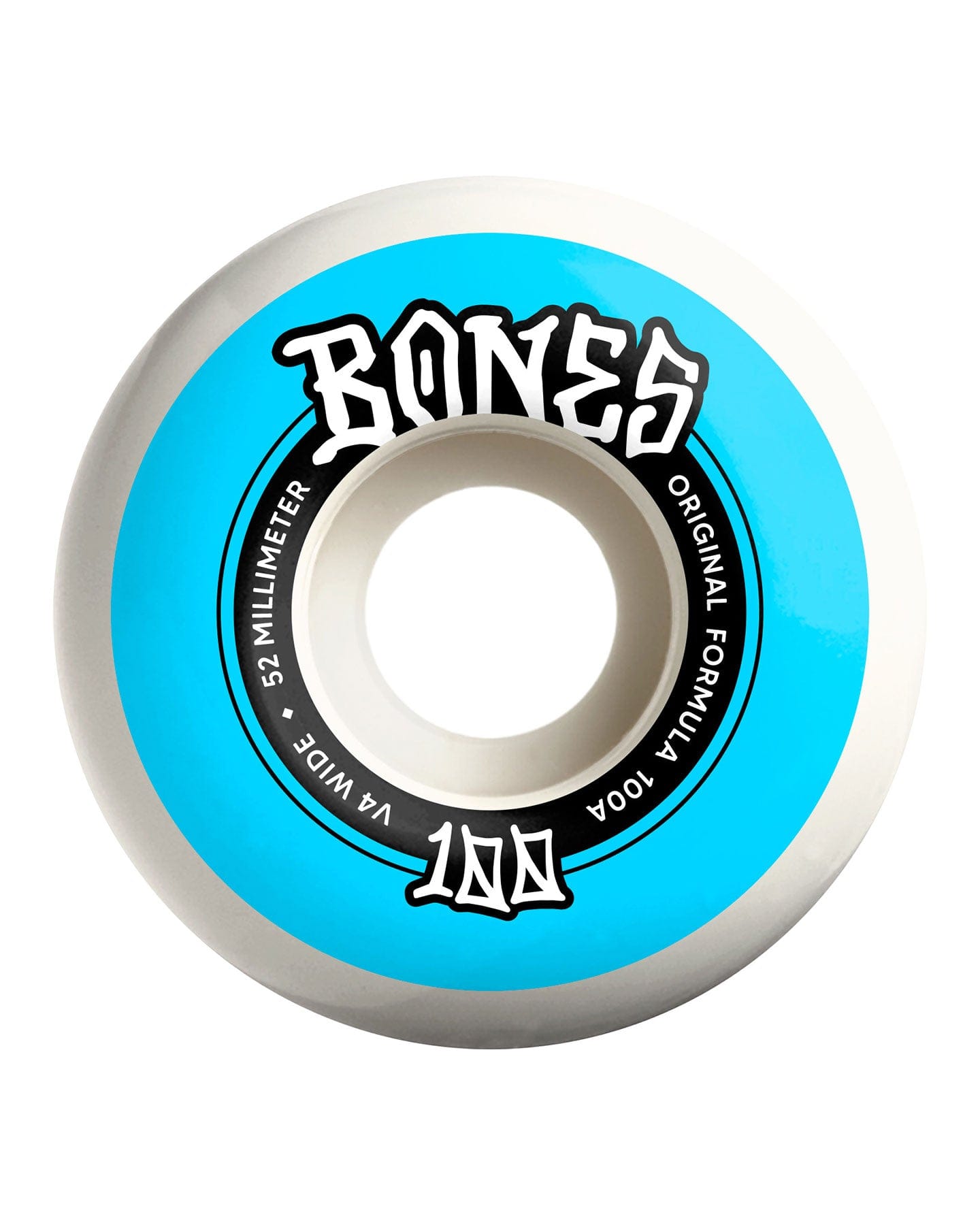 Bones 100's Wide V4 Wheels - WSBABWV45200A4 - 842357195967