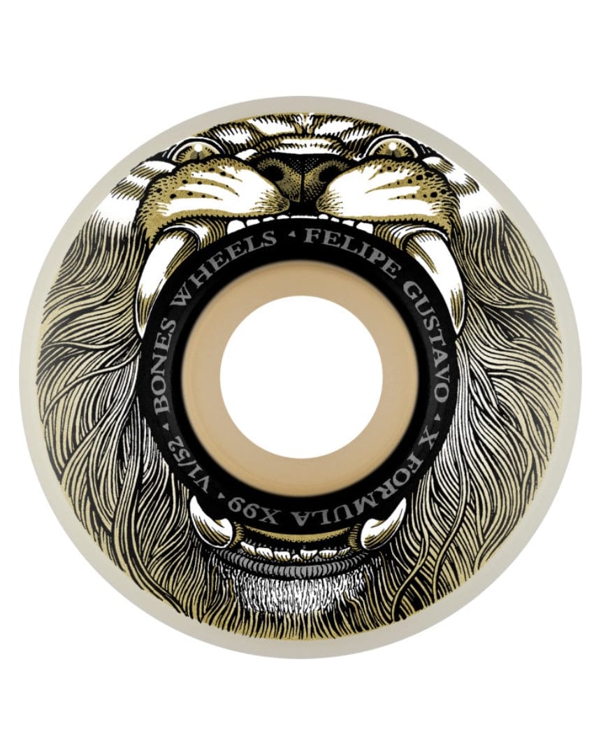 Bones Gustavo Mane Event Standard V1 X-Formula 99A Wheels - WPCAFGWLD5299A4 - 842357189225