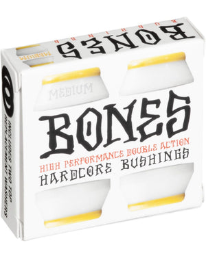 Bones Hardcore Bushings #3 Medium - Yellow / White - TCPHB3MDWS - 845584087791