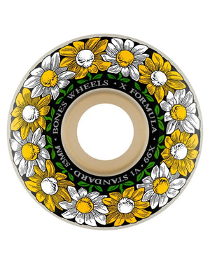 Bones Pushin Up Daisies Standard X-Formula V1 99A Wheels - WSCAXPUD5399A4 - 842357188389