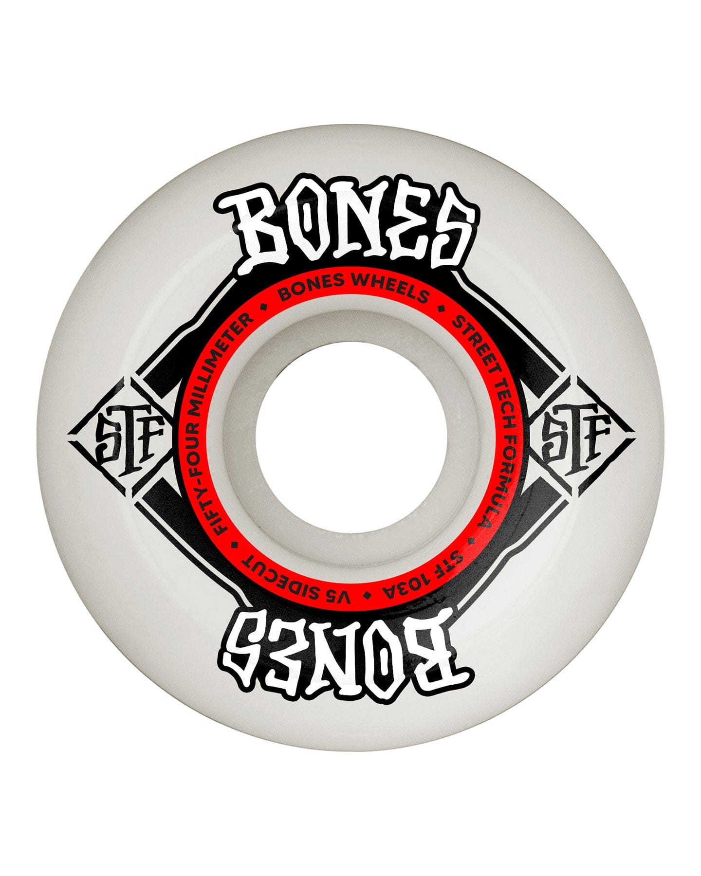 Bones Sidecut V5 STF 103A Wheels - WSCATV5S5203W4 - 842357195851