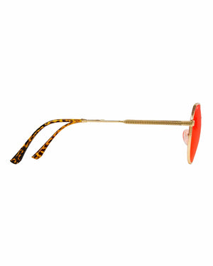Cassette Optics Melody - Gold / Leopard / Rubin Red Lens - - 74131959