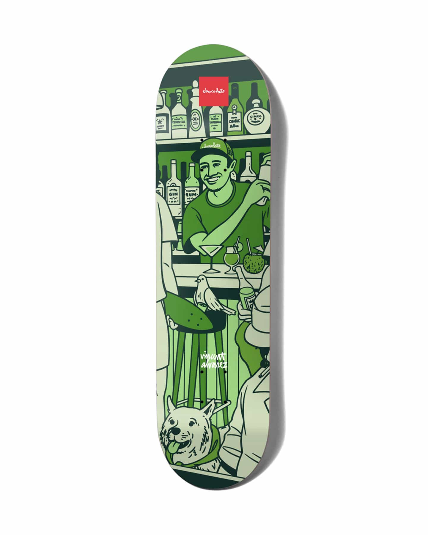 Chocolate Alvarez Bar Series III Deck - 8.25" - -