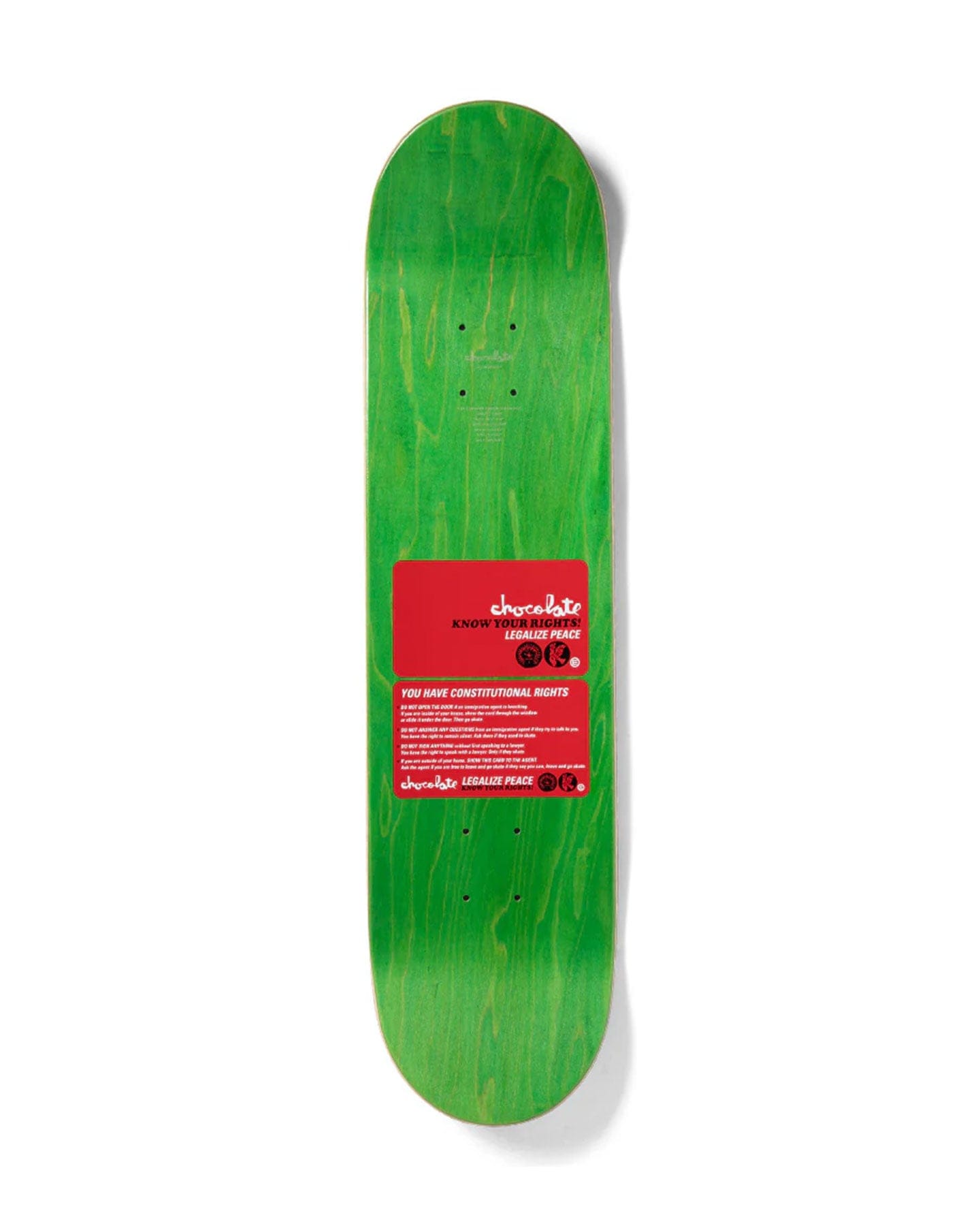 Chocolate Anderson Know Your Rights Deck - 8.0" - CB5010 -