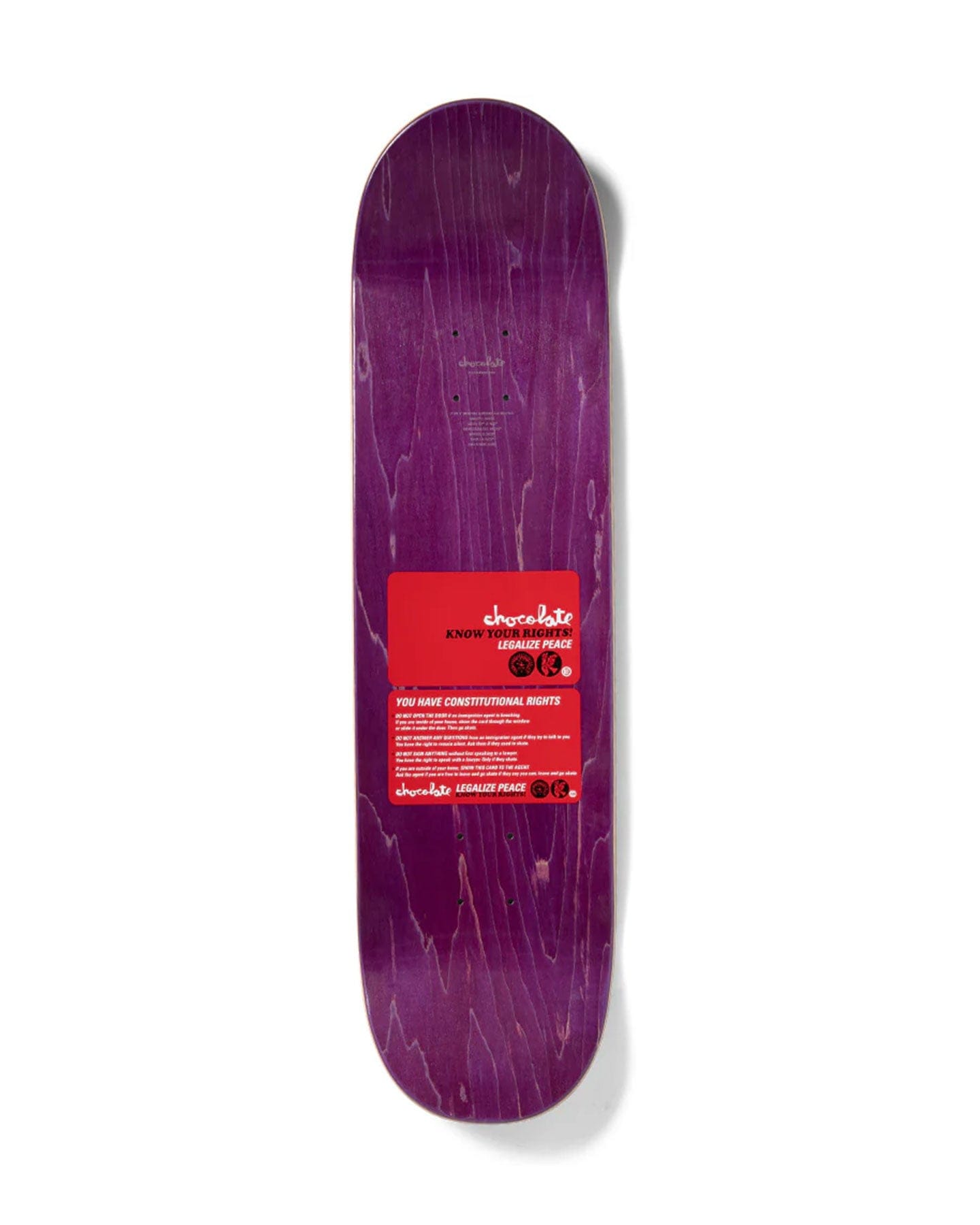 Chocolate Herrera Know Your Rights Deck - 8.375" - CB5011 -