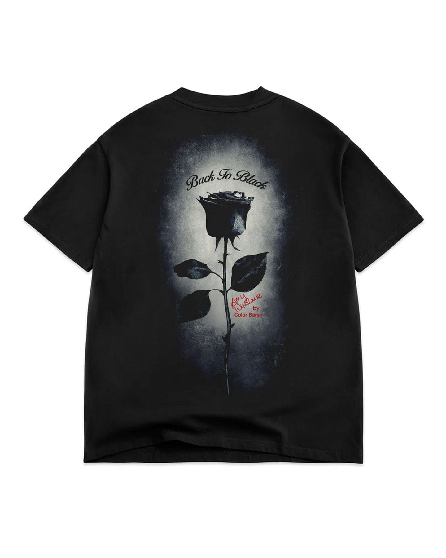 Color Bars Amy Winehouse Back to Black Tee - Black - -
