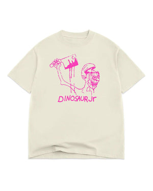 Color Bars Start Choppin Tee - Off White - -