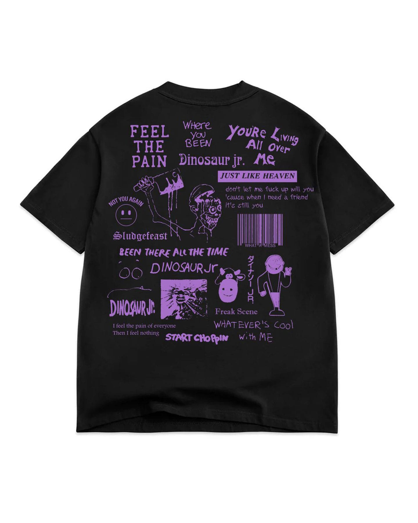Color Bars Weirdness Tee - Black - -