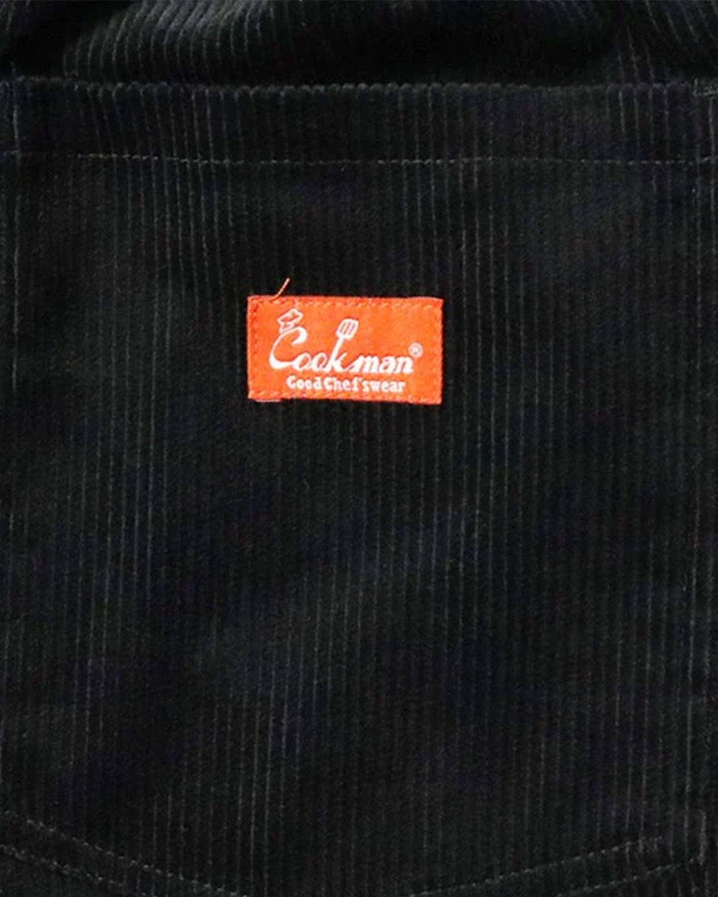 Cookman Chef Corduroy Pants Semiwide - Black - -