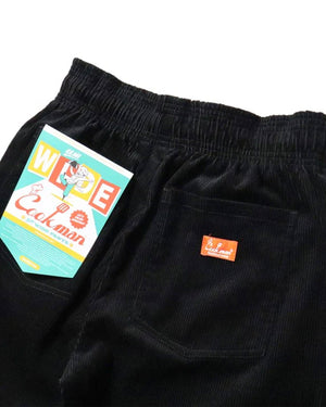 Cookman Chef Corduroy Pants Semiwide - Black - -