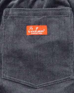 Cookman Chef Corduroy Pants Semiwide - Charcoal - -