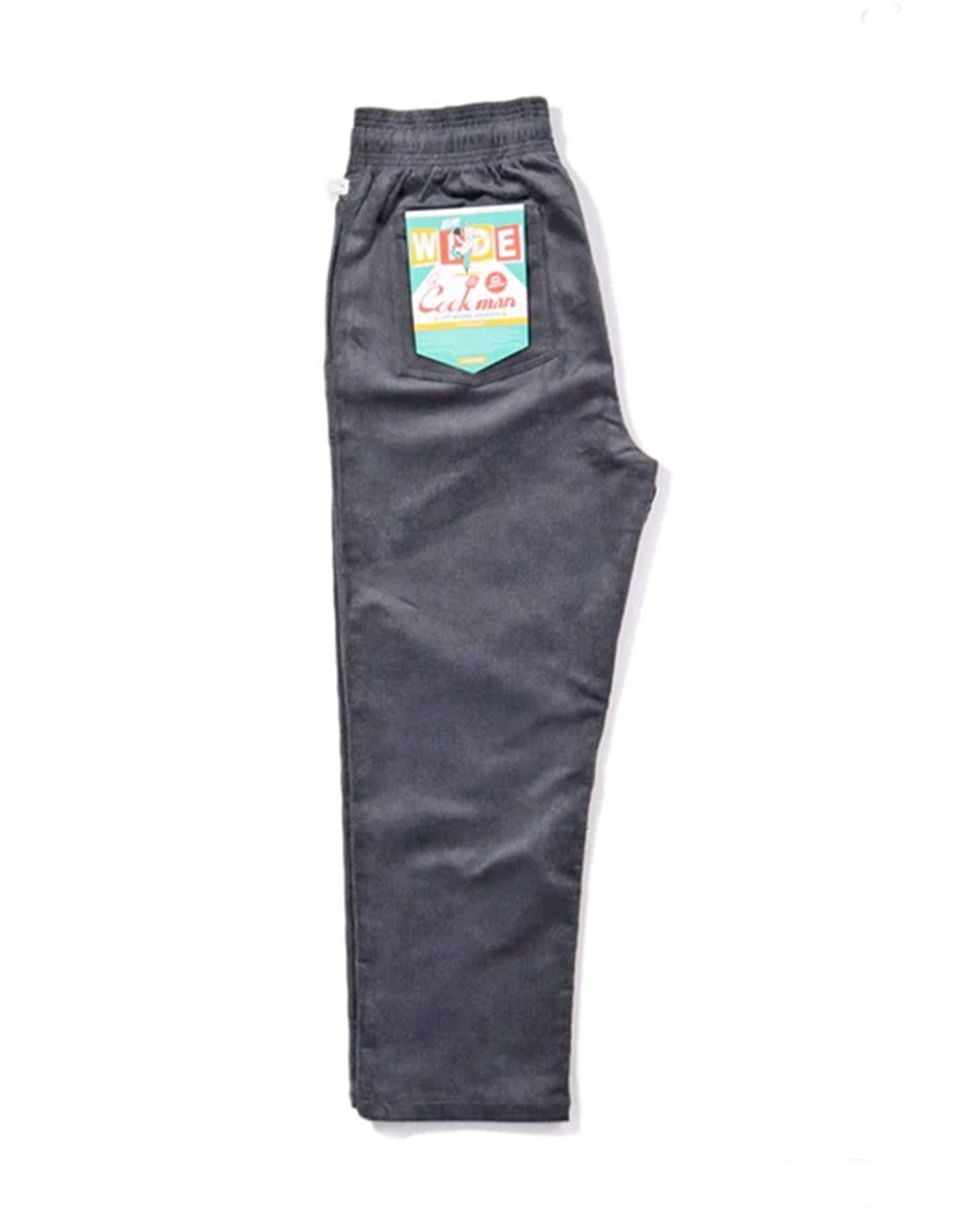 Cookman Chef Corduroy Pants Semiwide - Charcoal - -