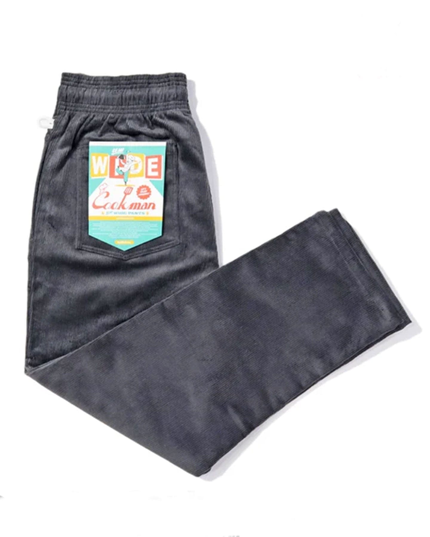 Cookman Chef Corduroy Pants Semiwide - Charcoal - -