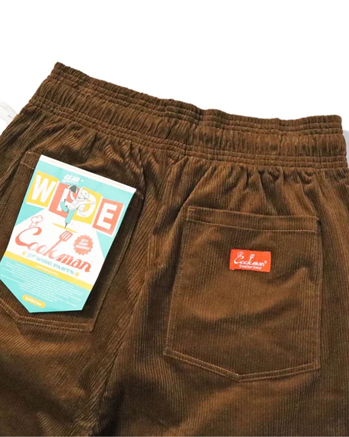 Cookman Chef Corduroy Pants Semiwide - Dark Brown - -