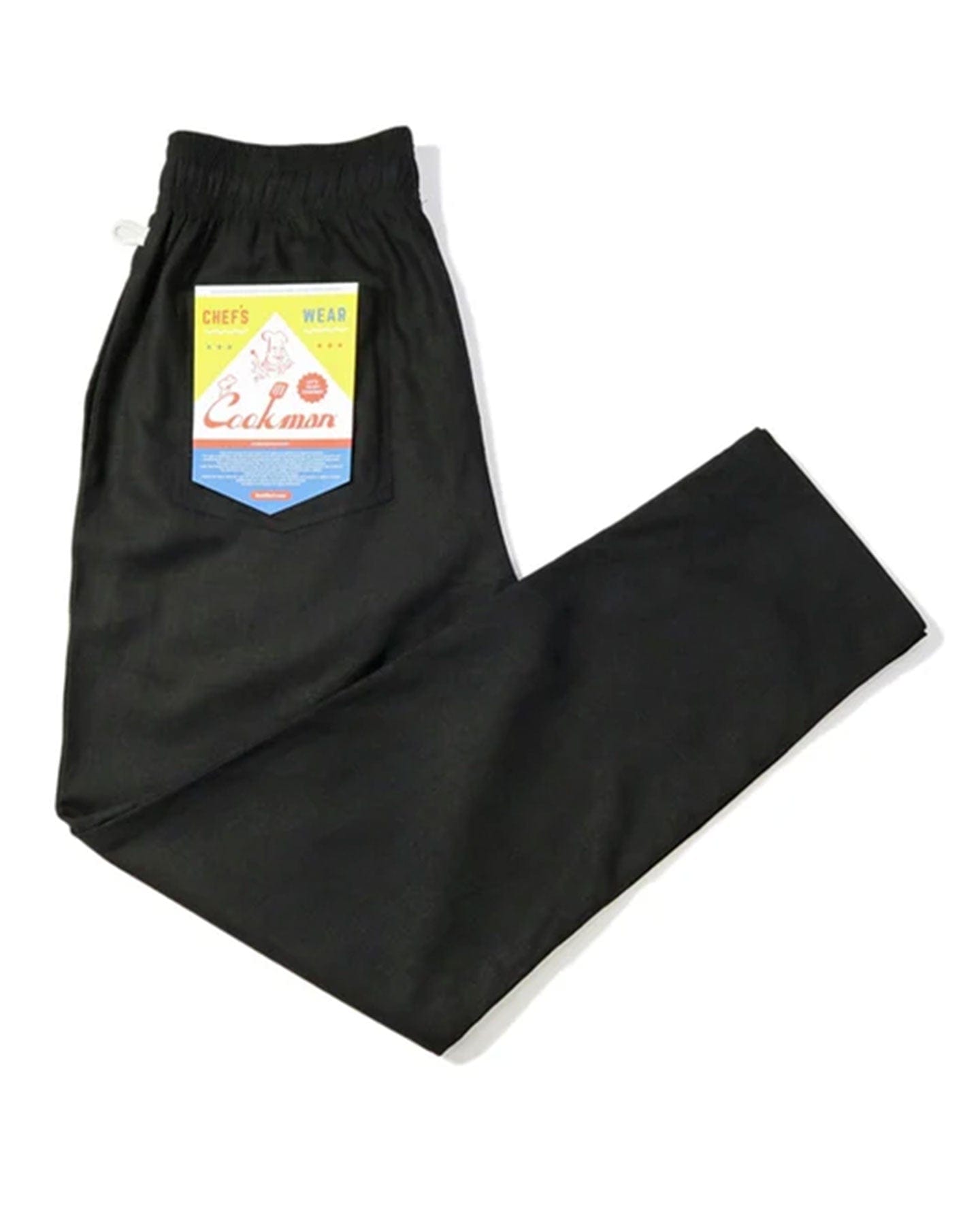 Cookman Chef Pants Linen - Black - -